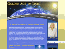 Tablet Screenshot of goldenageoflight.com